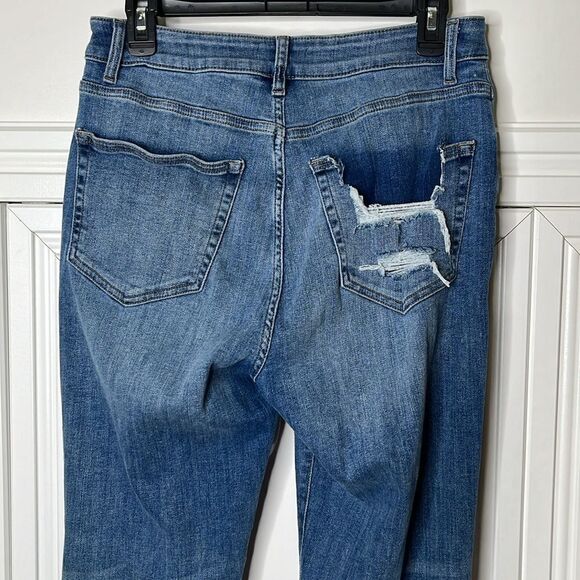 Warp + Weft Los Feliz High Rise Relaxed Straight Jeans Size 29/28 - Picture 4 of 7